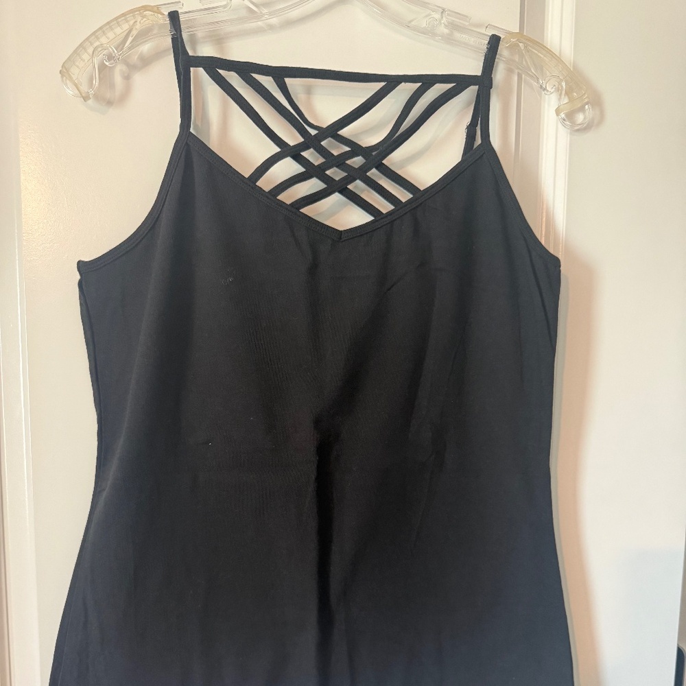Maurices Black Tank Tops, Sz: Medium